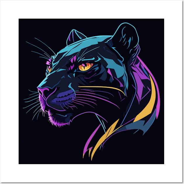 Panther Portrait Wall Art by SpriteGuy95